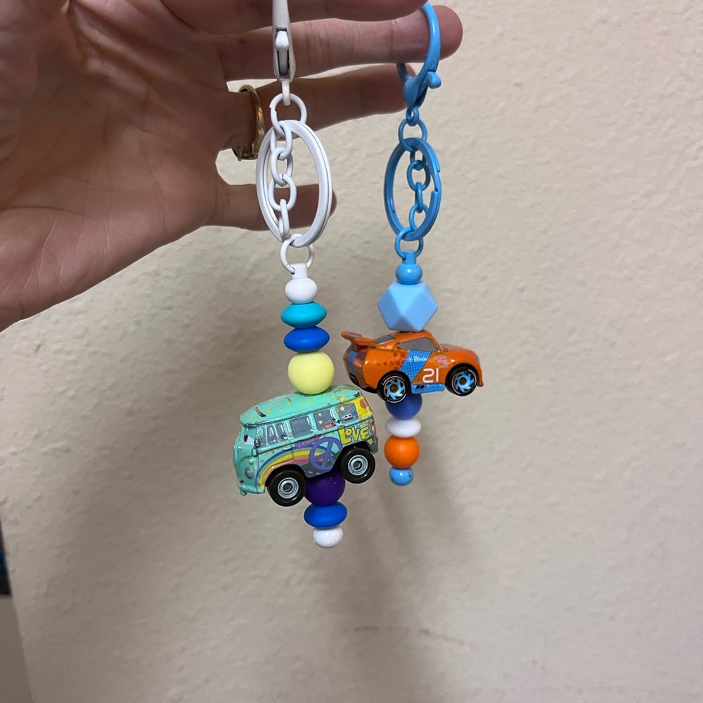 Colorful Car Keychain Set for Kids